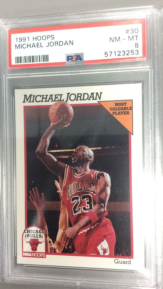 1991 Hoops 30 Michael Jordan PSA