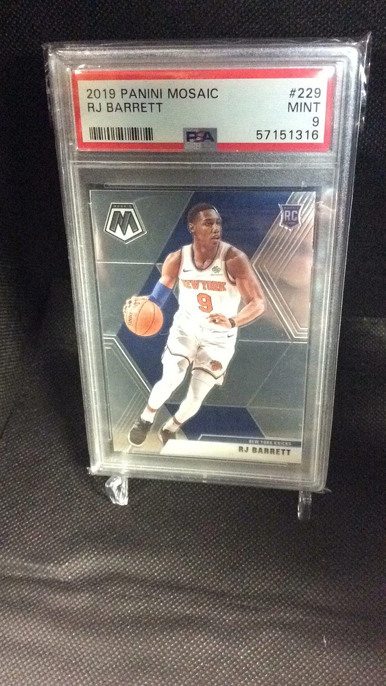 2019 Panini Mosaic 229 Rj Barrett PSA 9