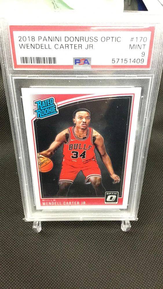 2018 Panini Donruss Optic 170 Wendell Carter Jr. PSA 9