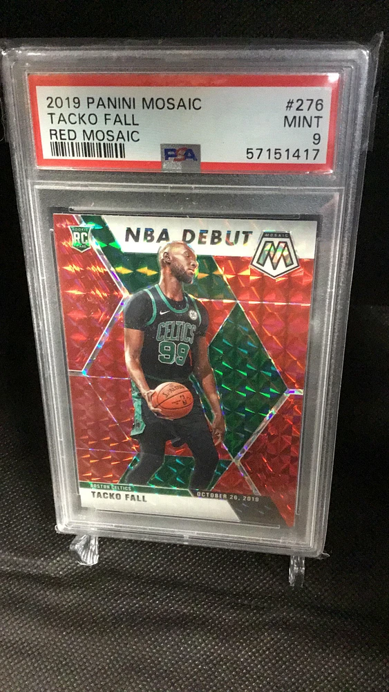 2019 Panini Mosaic 276 Tacko Fall Red Mosaic PSA 9