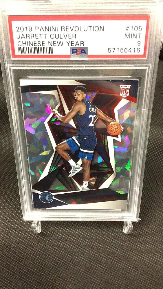 2019 Panini Revolution 105 Jarrett Culver Chinese New Year PSA 9