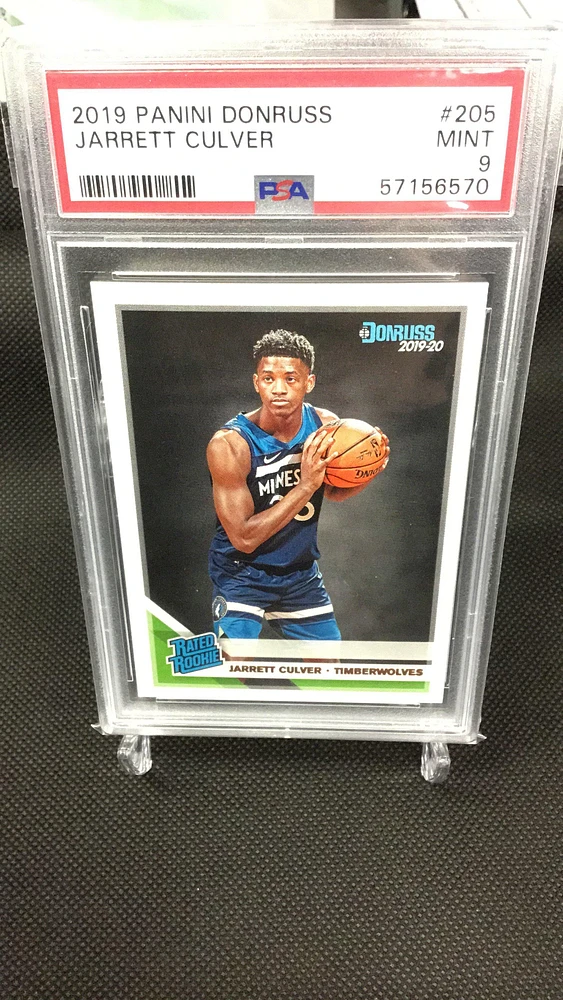 2019 Panini Donruss 205 Jarrett Culver PSA 9