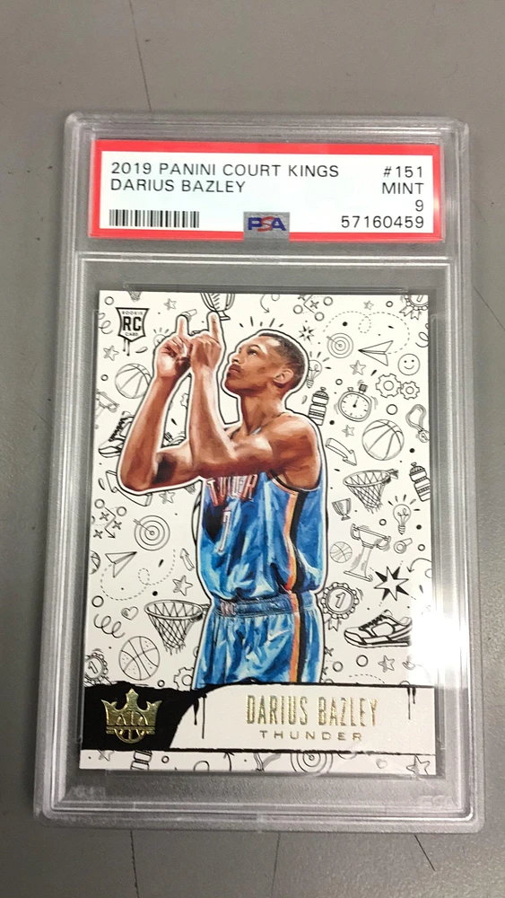 2019 Panini Court Kings 151 Darius Bazley PSA 9