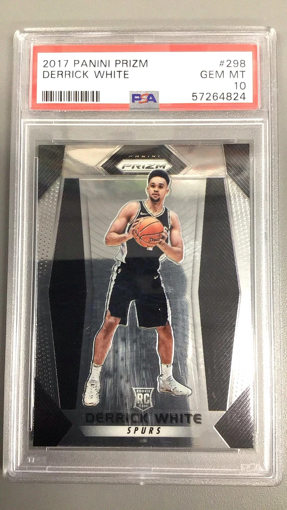 2017 Panini Prizm 298 Derrick White PSA 10