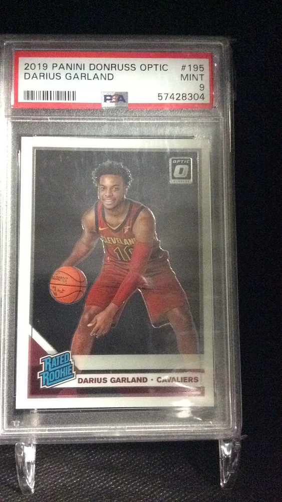2019 Panini Donruss Optic 195 Darius Garland PSA 9