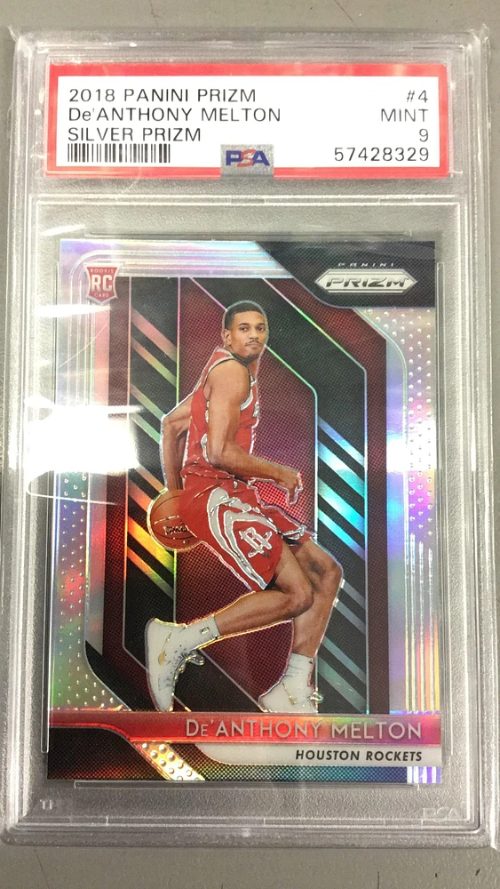 2018 Panini Prizm 4 De'anthony Melton Silver Prizm PSA 9
