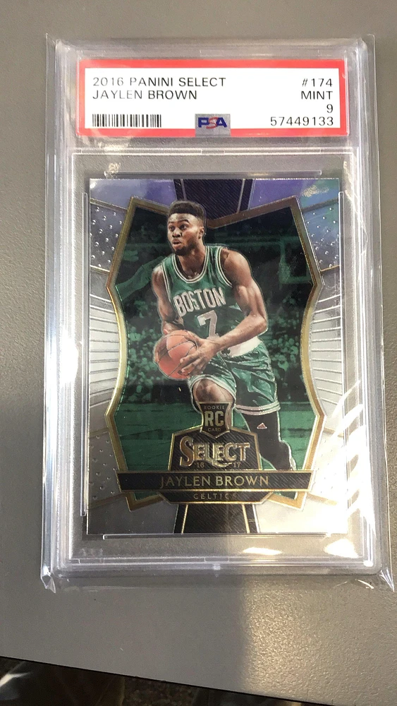 2016 Panini Select 174 Jaylen Brown PSA 9