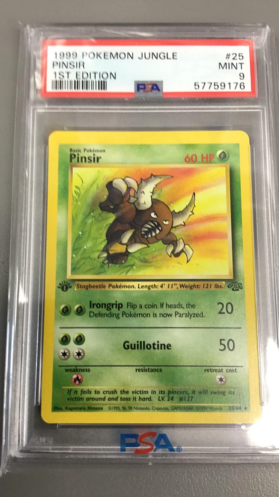 1999 Pokemon Jungle 25 Pinsir PSA