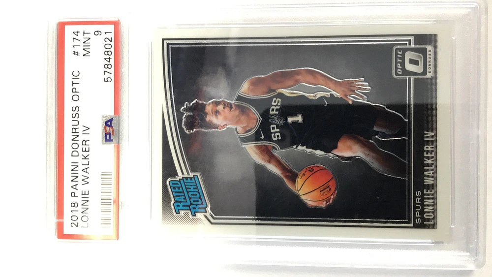 2018 Panini Donruss Optic 174 Lonnie Walker Iv PSA 9