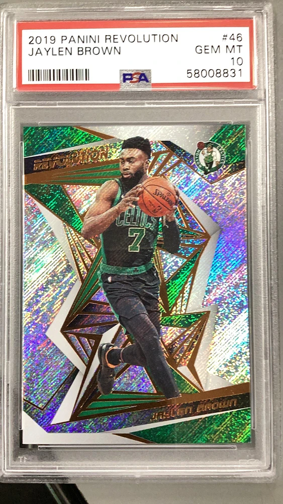 2019 Panini Revolution 46 Jaylen Brown PSA 10
