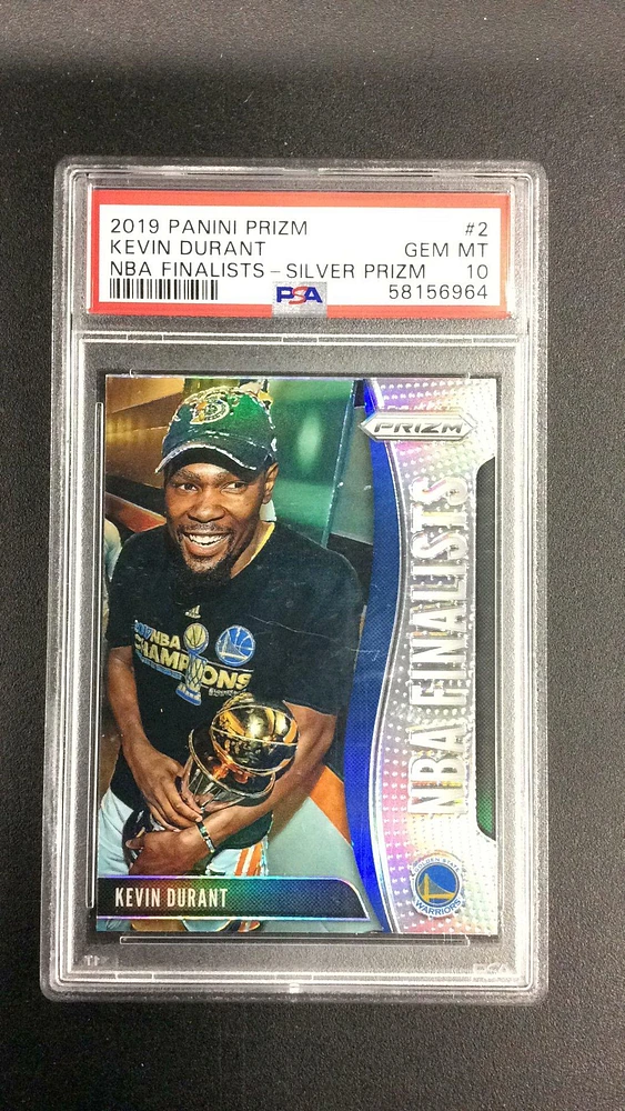 2019 Panini Prizm Nba Finalists 2 Kevin Durant PSA 10
