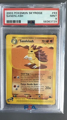 2003 Pokemon Skyridge 93 Sandslash PSA 9