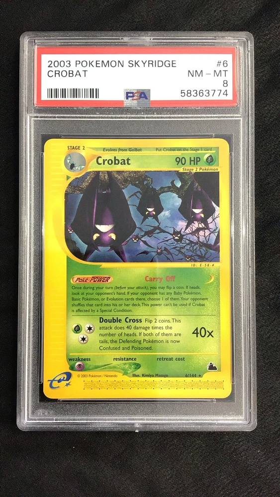 2003 Pokemon Skyridge 6 Crobat PSA