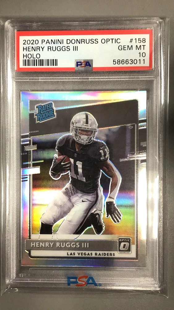 2020 Panini Donruss Optic 158 Henry Ruggs Iii Holo PSA 10