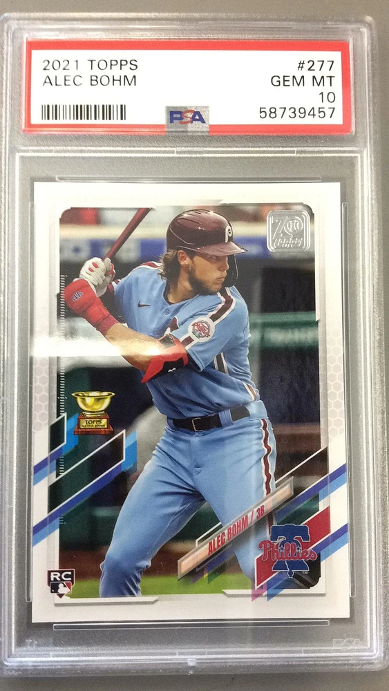 2021 Topps 277 Alec Bohm PSA 10
