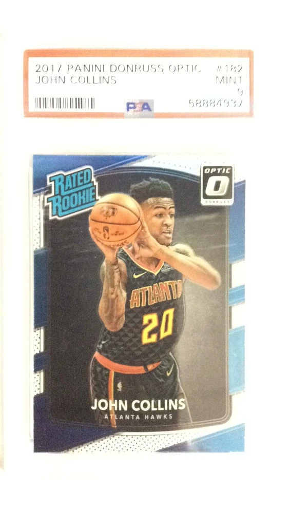 2017 Panini Donruss Optic 182 John Collins PSA 9