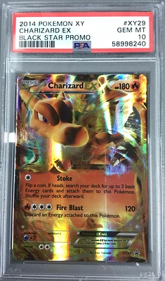 2014 Pokemon Xy Black Star Promo Xy29 Charizard Ex PSA