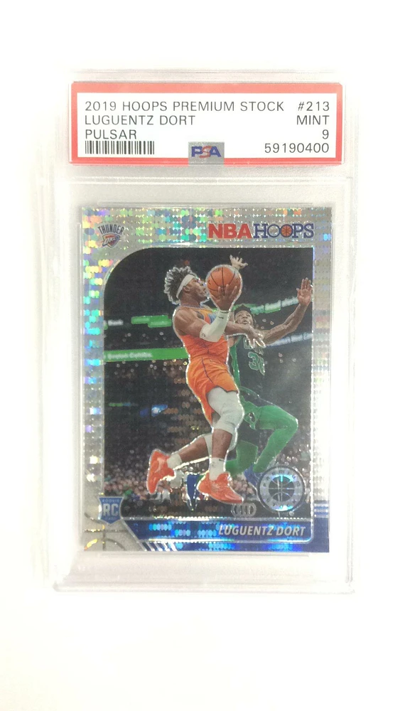 2019 Panini Hoops Premium Stock 213 Luguentz Dort Pulsar PSA