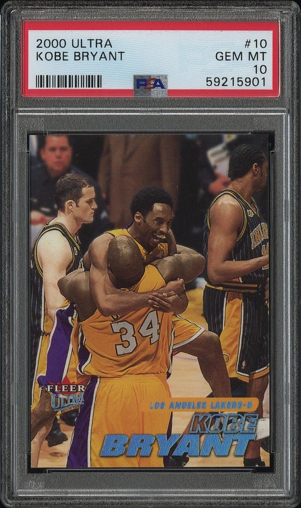 2000 Ultra 10 Kobe Bryant PSA 10