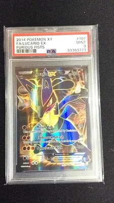 2014 Pokemon Xy Furious Fists 107 Full Art/lucario Ex PSA