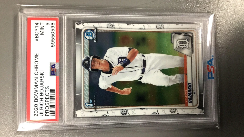2020 Bowman Chrome Prospects Bcp14 Ulrich Bojarski PSA 9