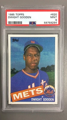 1985 Topps 620 Dwight Gooden PSA 9