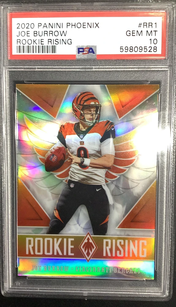 2020 Panini Phoenix Rookie Rising Rr1 Joe Burrow PSA 10
