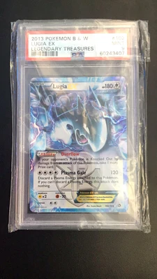 2013 Pokemon Black & White Legendary Treasures 102 Lugia Ex PSA