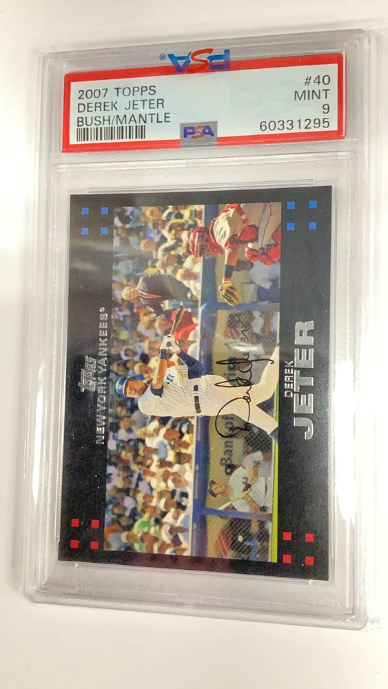 2007 Topps 40 Derek Jeter PSA 9