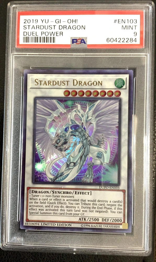 2019 Yu-gi-oh! Duel Power En103 Stardust Dragon PSA 9