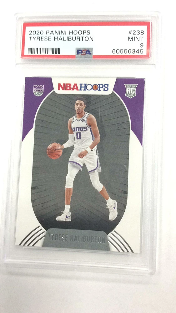 2020 Panini Hoops 238 Tyrese Haliburton PSA 9
