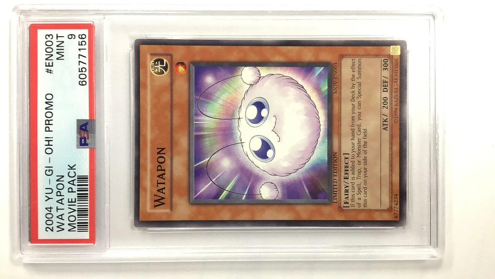 2004 Yu-gi-oh! Promo En003 Watapon Movie Pack PSA 9