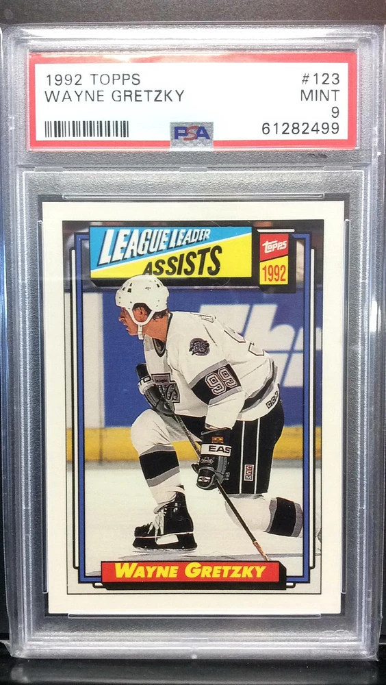 1992 Topps 123 Wayne Gretzky PSA 9