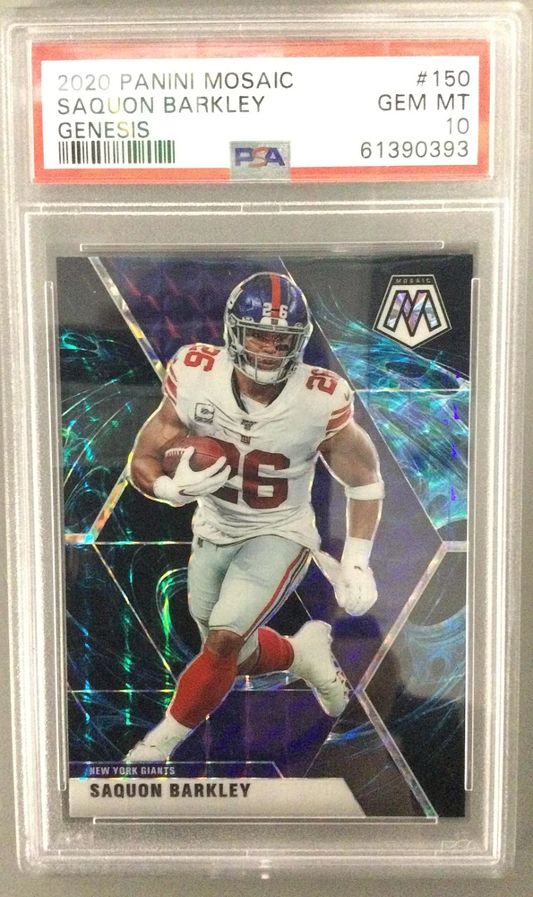 2020 Panini Mosaic 150 Saquon Barkley Genesis PSA 10