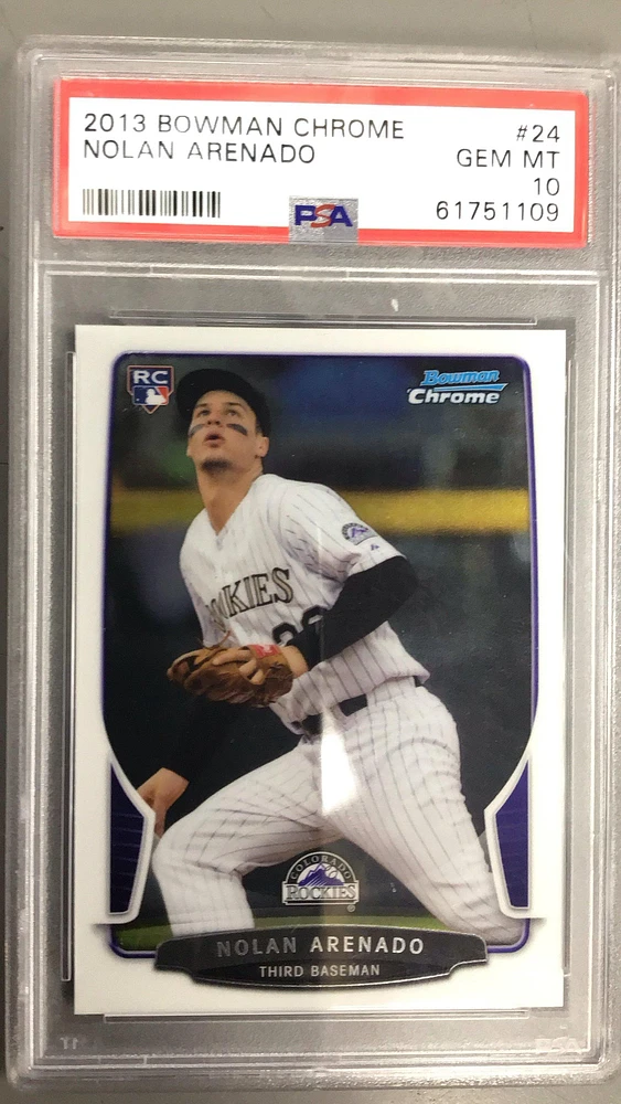 2013 Bowman Chrome 24 Nolan Arenado PSA 10