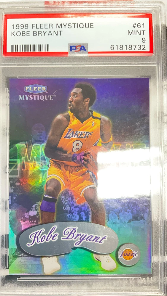 1999 Fleer Mystique 61 Kobe Bryant PSA 9