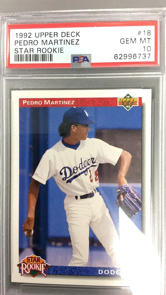 1992 Upper Deck 18 Pedro Martinez PSA 10