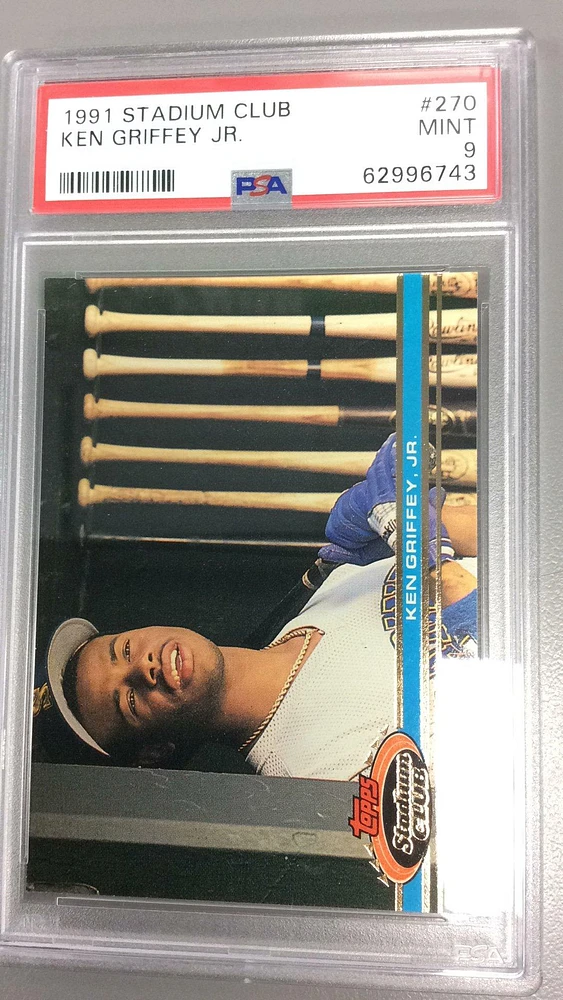 1991 Stadium Club 270 Ken Griffey Jr. PSA 9