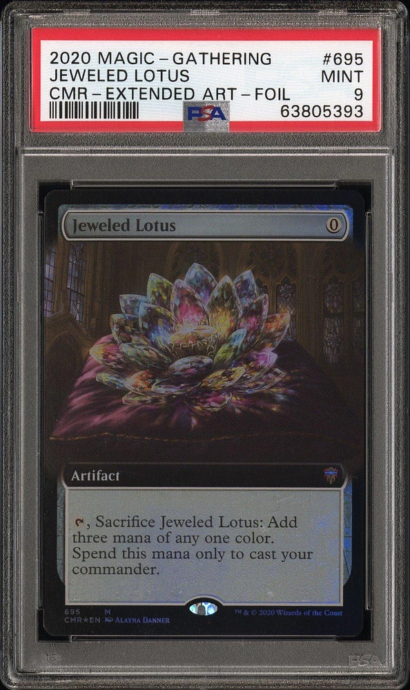 2020 Magic The Gathering Commander Legends 695 Jeweled Lotus PSA 9