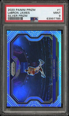 2020 Panini Prizm 1 Lebron James Silver Prizm PSA 9