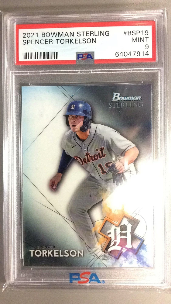 2021 Bowman Sterling Bsp19 Spencer Torkelson PSA 9