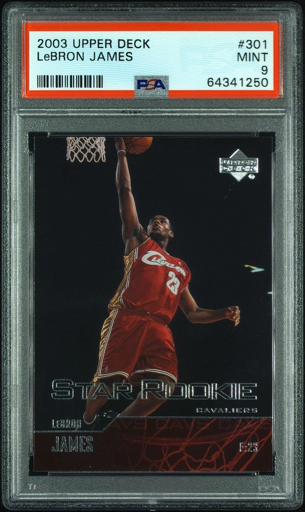 2003 Upper Deck 301 Lebron James PSA