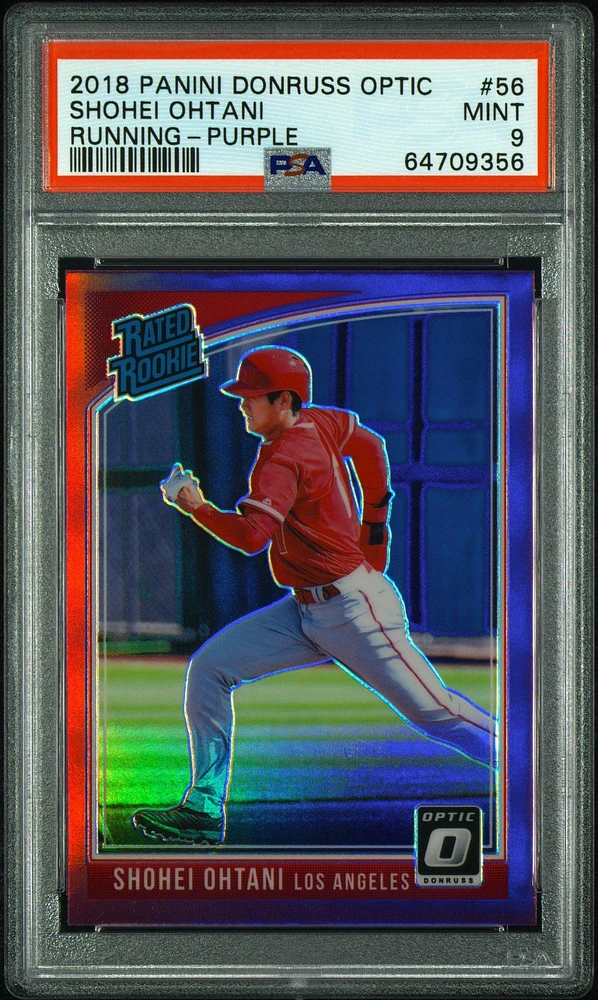 2018 Panini Donruss Optic 56 Shohei Ohtani Variation- PSA