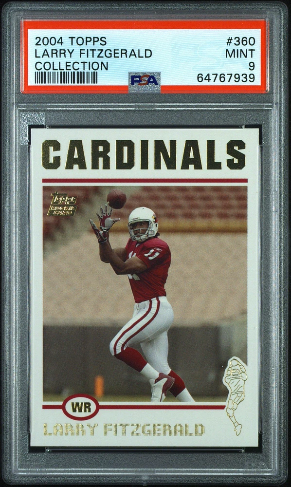 2004 Topps 360 Larry Fitzgerald Collection PSA 9