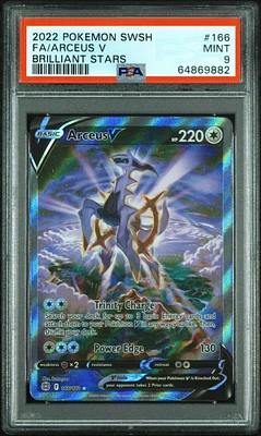 2022 Pokemon Sword & Shield Brilliant Stars 166 Fa/arceus V PSA
