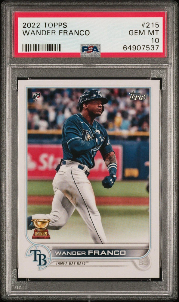 2022 Topps 215 Wander Franco PSA 10