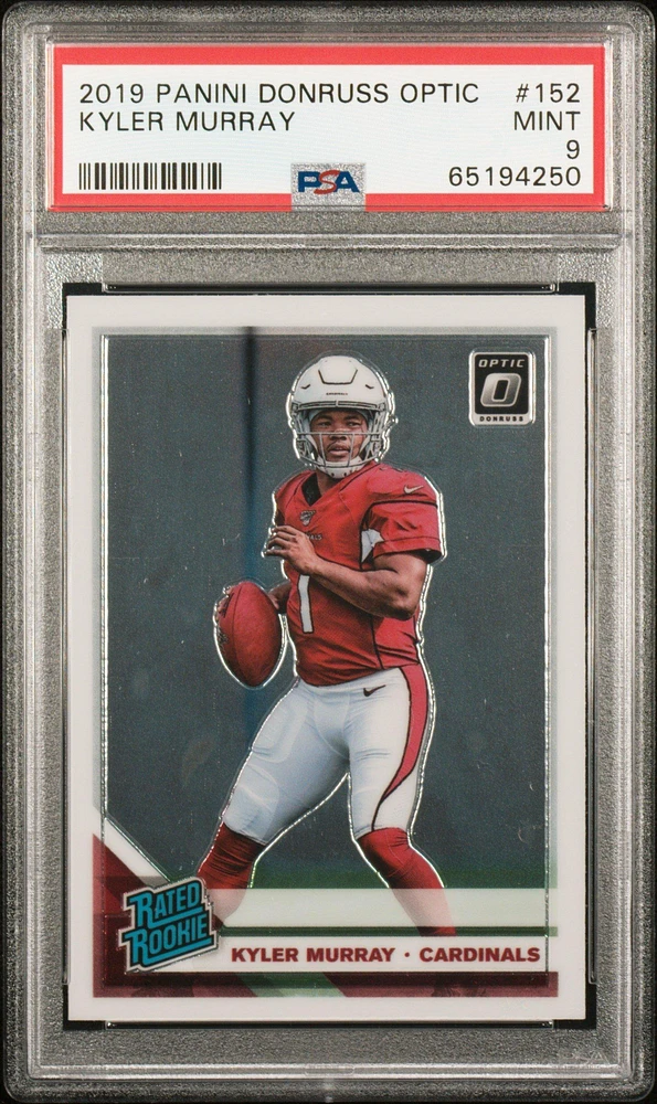2019 Panini Donruss Optic 152 Kyler Murray PSA 9