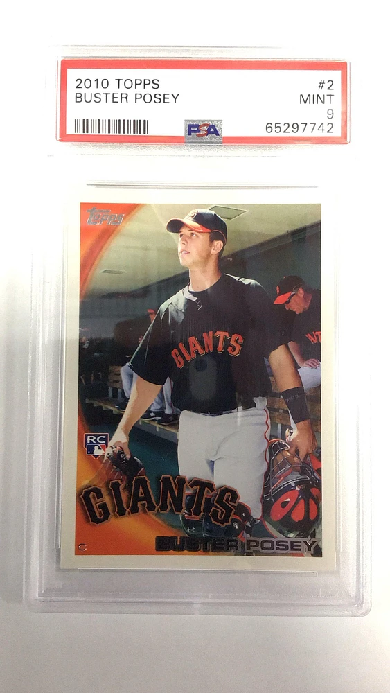 2010 Topps 2 Buster Posey PSA 9