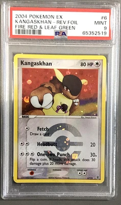 2004 Pokemon Ex Fire Red & Leaf Green 6 Kangaskhan-reverse Foil PSA 9