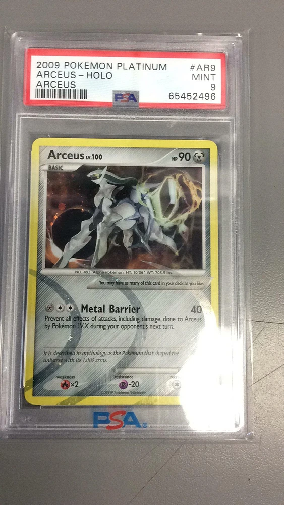 2009 Pokemon Platinum Arceus Ar9 Arceus-holo PSA